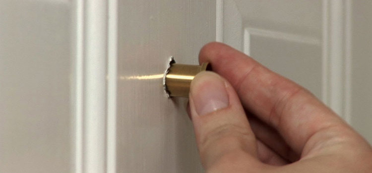 peephole door repair in Vista